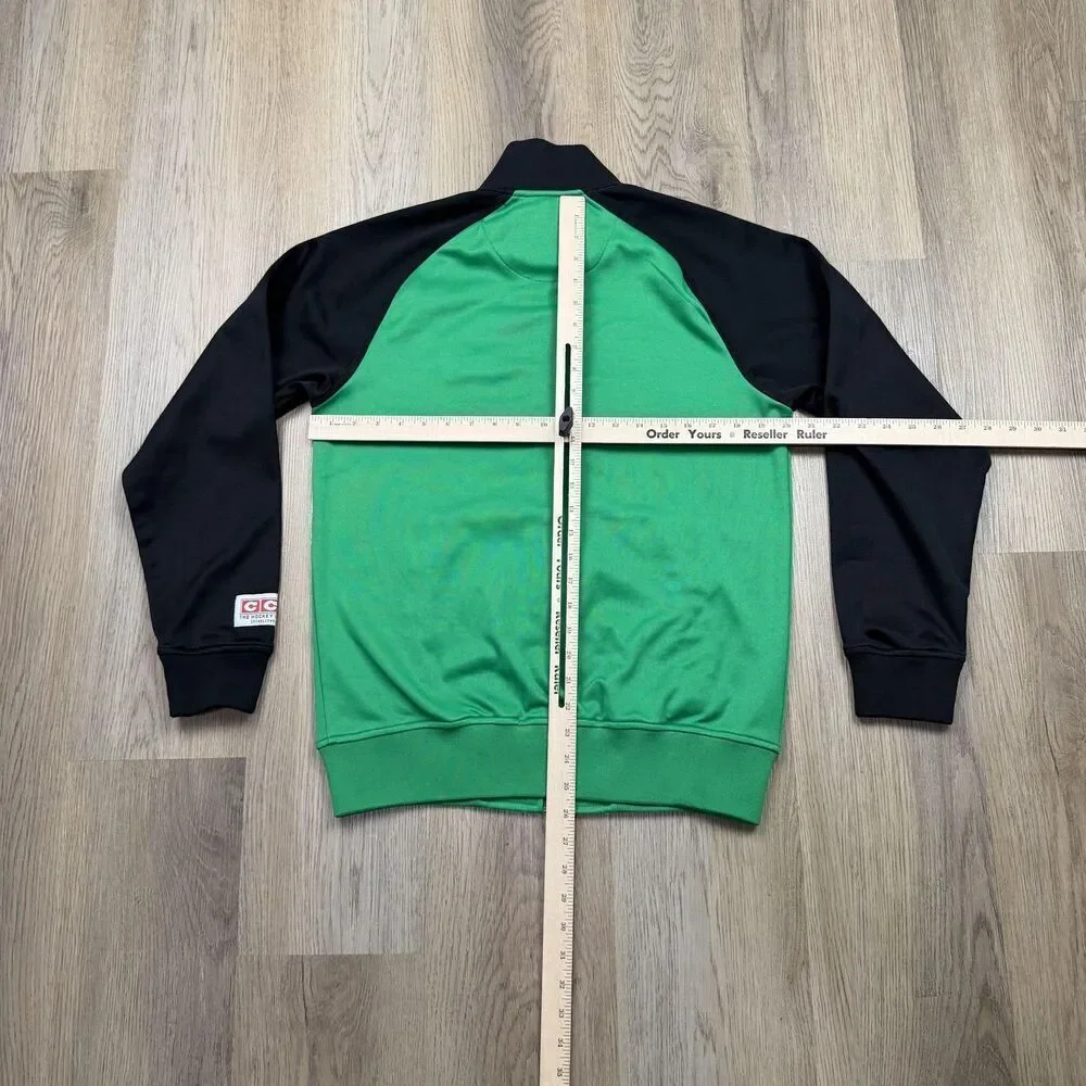 Texas Stars Track Jacket Mens Small Green Black AHL Hockey CCM Full Zip